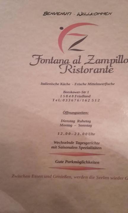 Ristorante Fontana al Zampillo